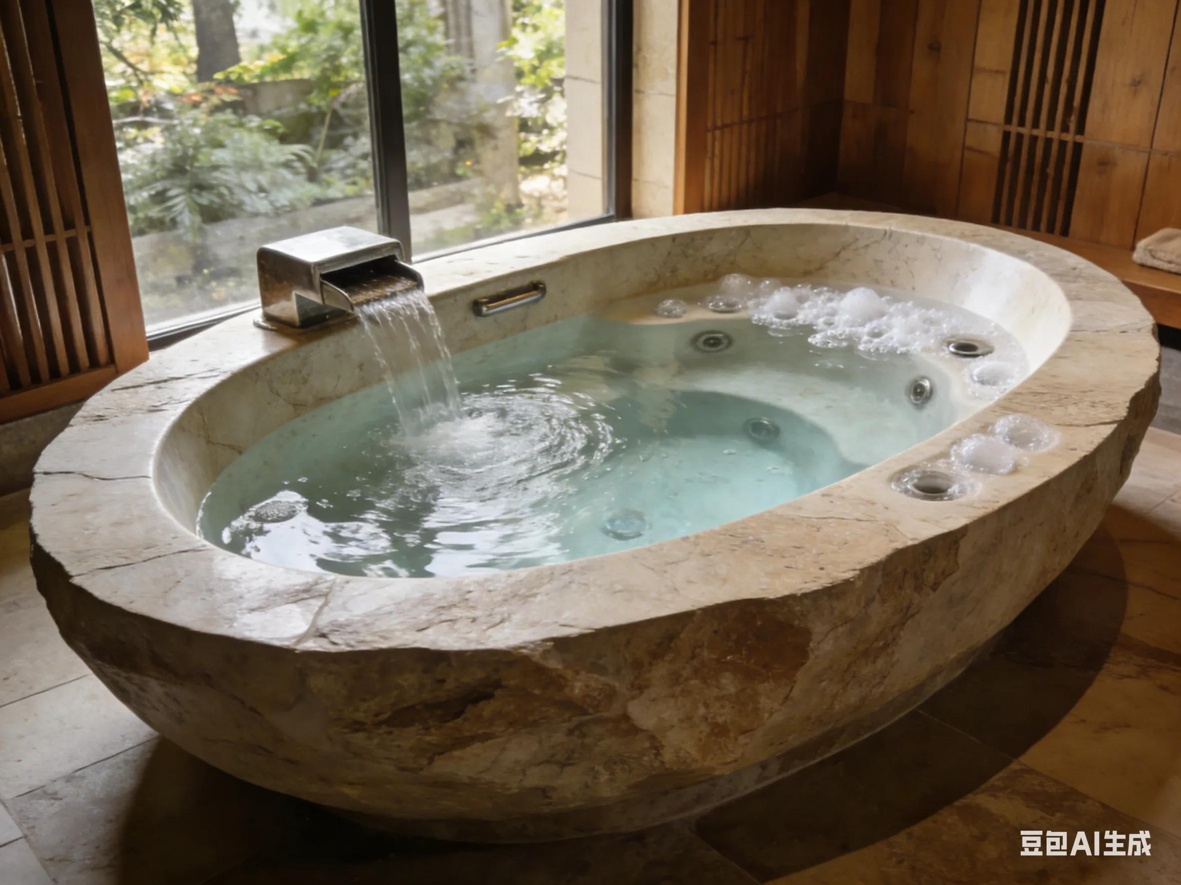 Custom Bathtub for Spa & Wellness Centers