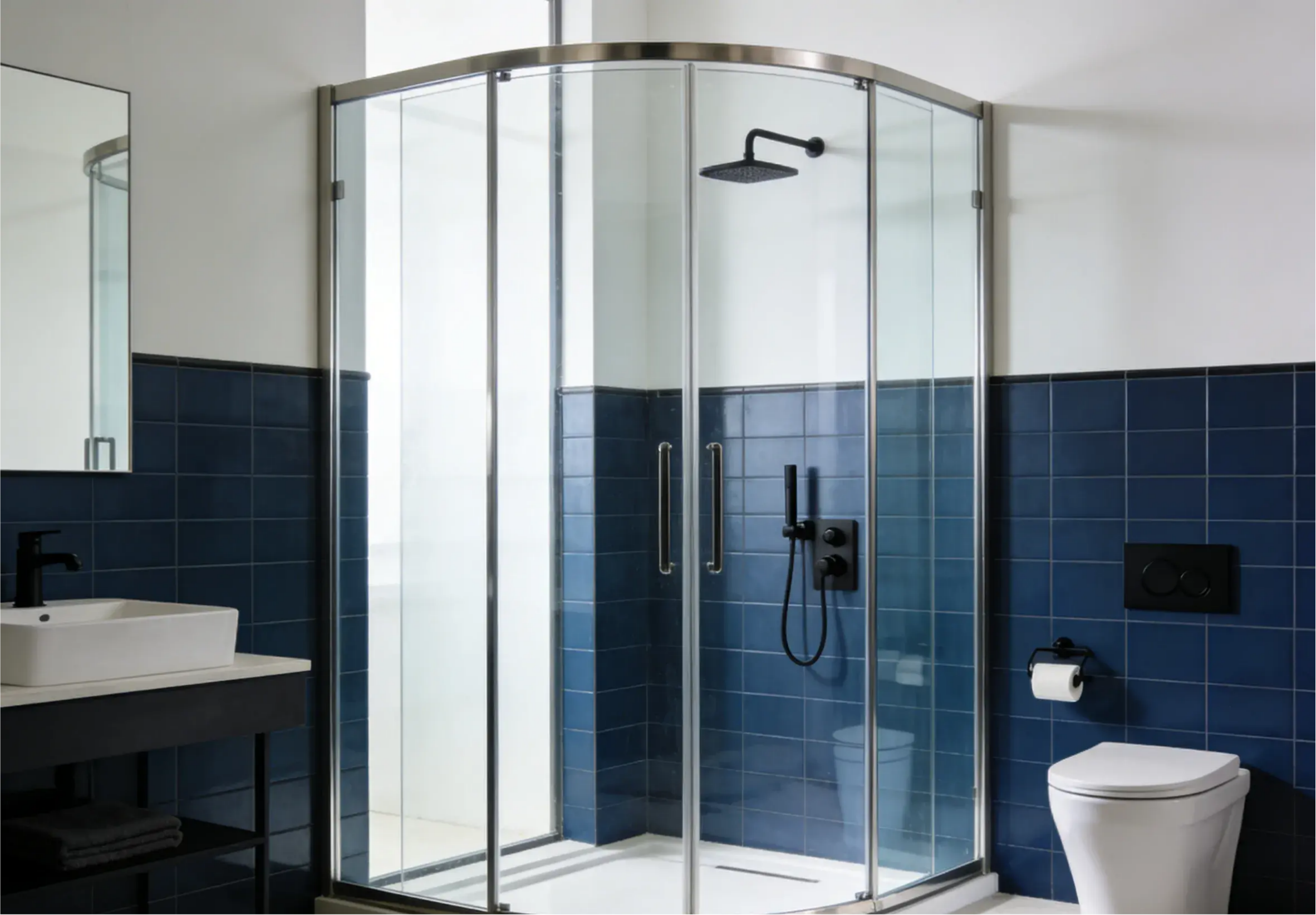 Curved/Arc Custom Shower Enclosure